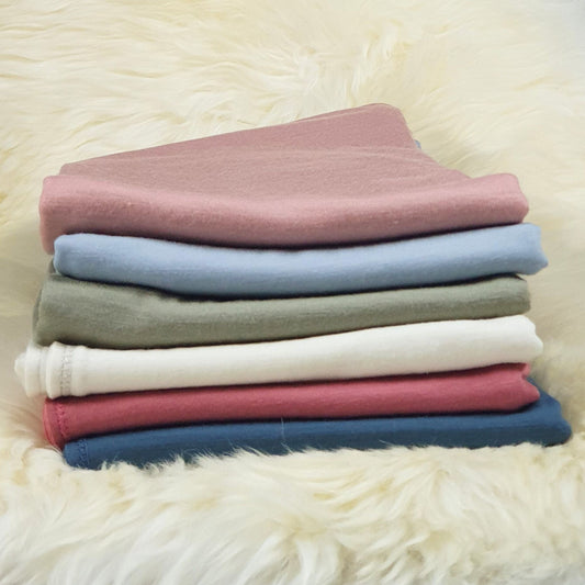Double layered Merino Blankets - Bassinet Size