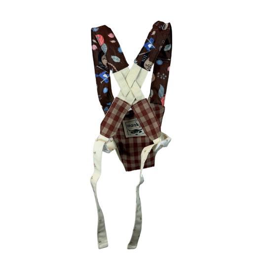 Children's Baby Carrier - One-off Cat & Gingham