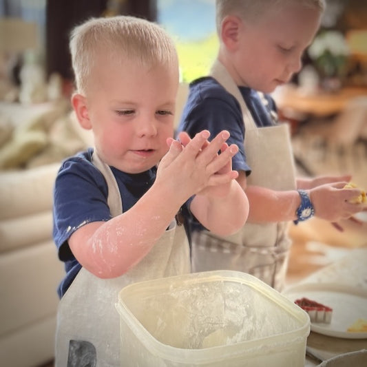 Little Baker's Linen Apron | Toddler, Children + Adult's