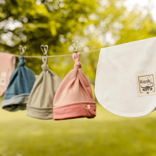 Merino Top Knot Hat - Dual Colour