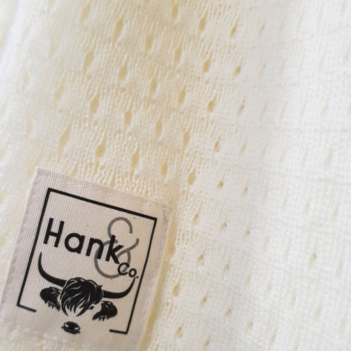 Merino Eyelet Blanket