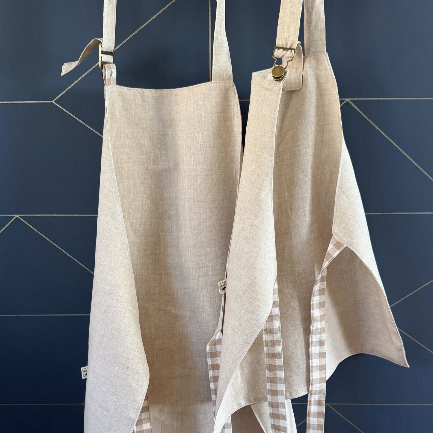 Little Baker's Linen Apron | Christmas Set (Adult & Children's)