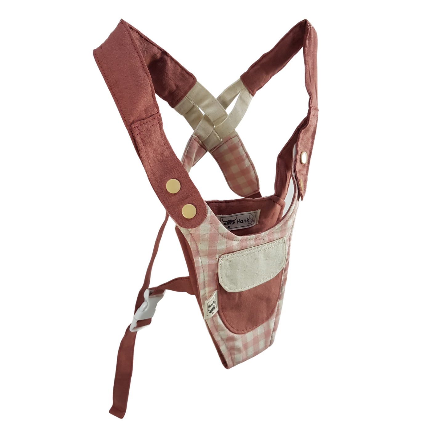 Children's Baby Carrier - Pink Gingham