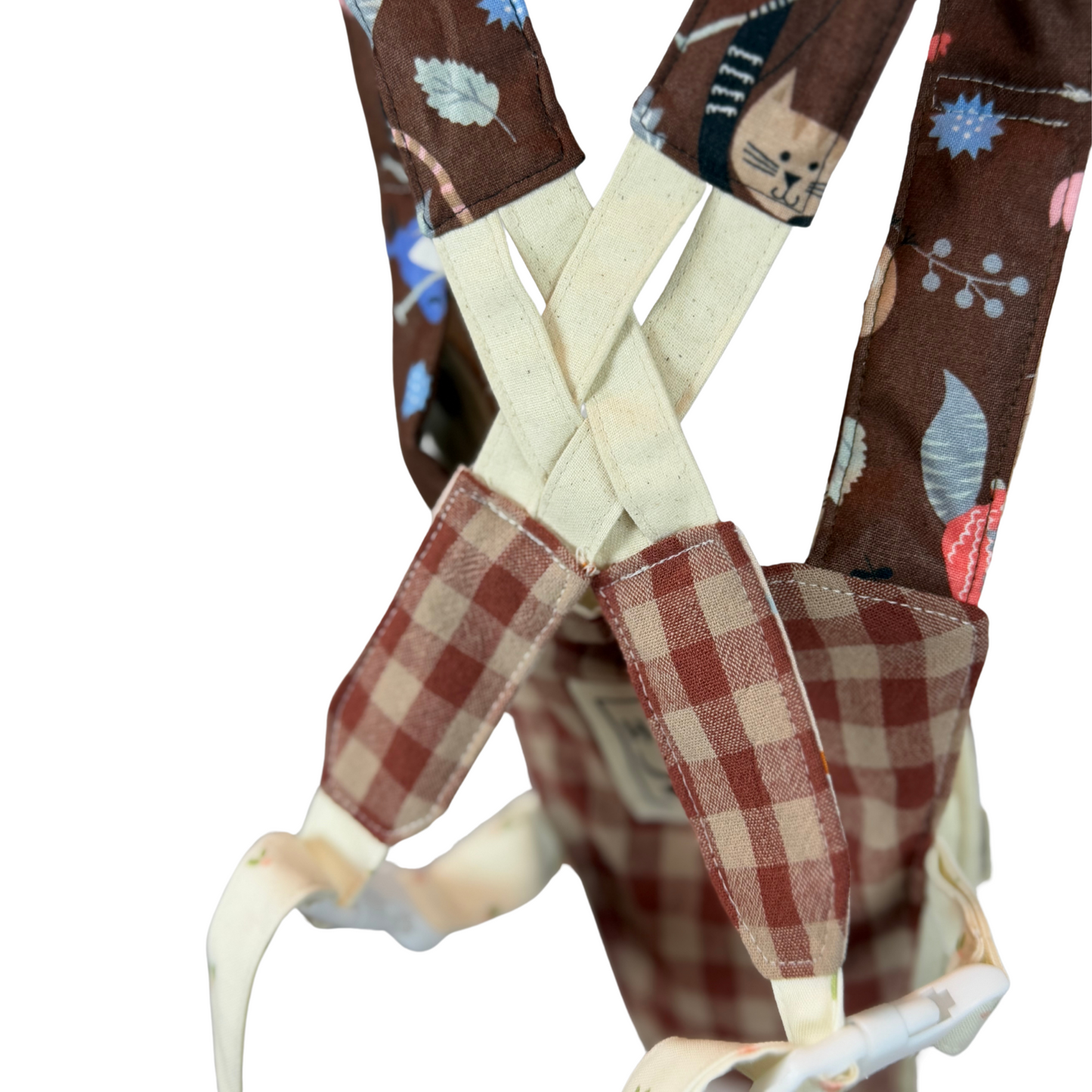 Children's Baby Carrier - One-off Cat & Gingham