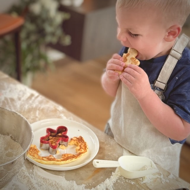 Little Baker's Linen Apron | Christmas Set (Adult & Children's)