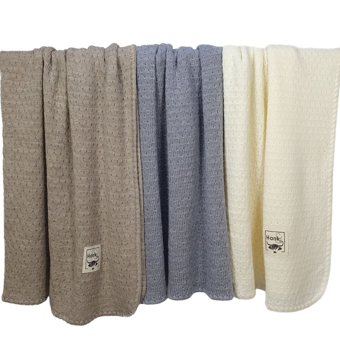 Merino Eyelet Blanket