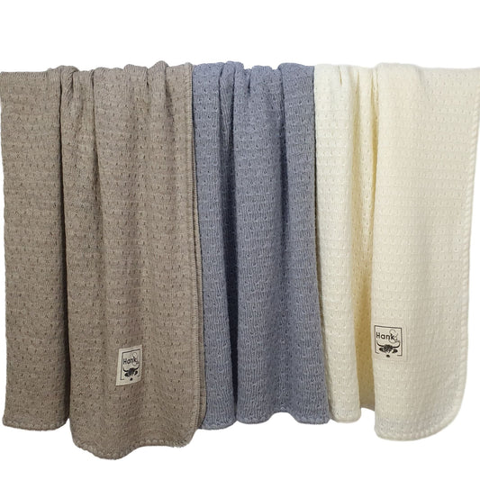 Merino Eyelet Blanket