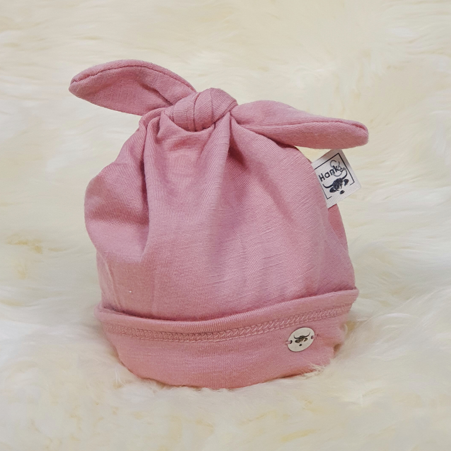 Merino Top Knot Hat - Single Colour