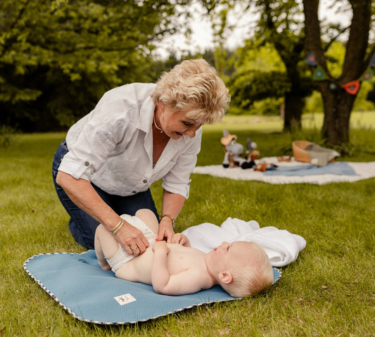 Nannette Blue Nudie changing mat