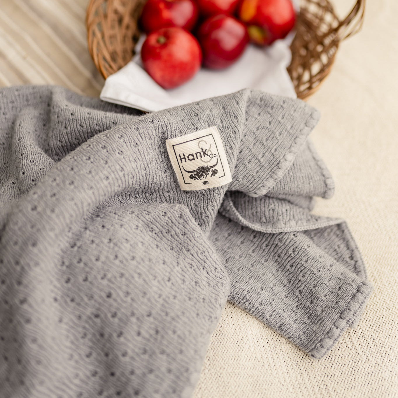 Merino Eyelet Blanket